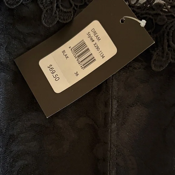 Frederick's of Hollywood Black Satin Corset - Picture 2 of 4